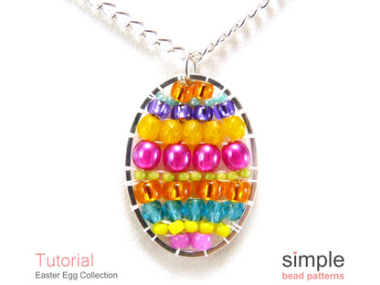Easter Egg Earrings, Necklace, & Bracelet Pattern