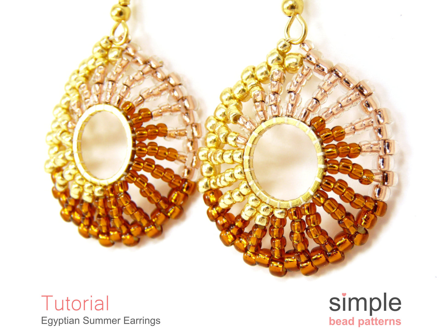 Egyptian Summer Earrings Beading Pattern