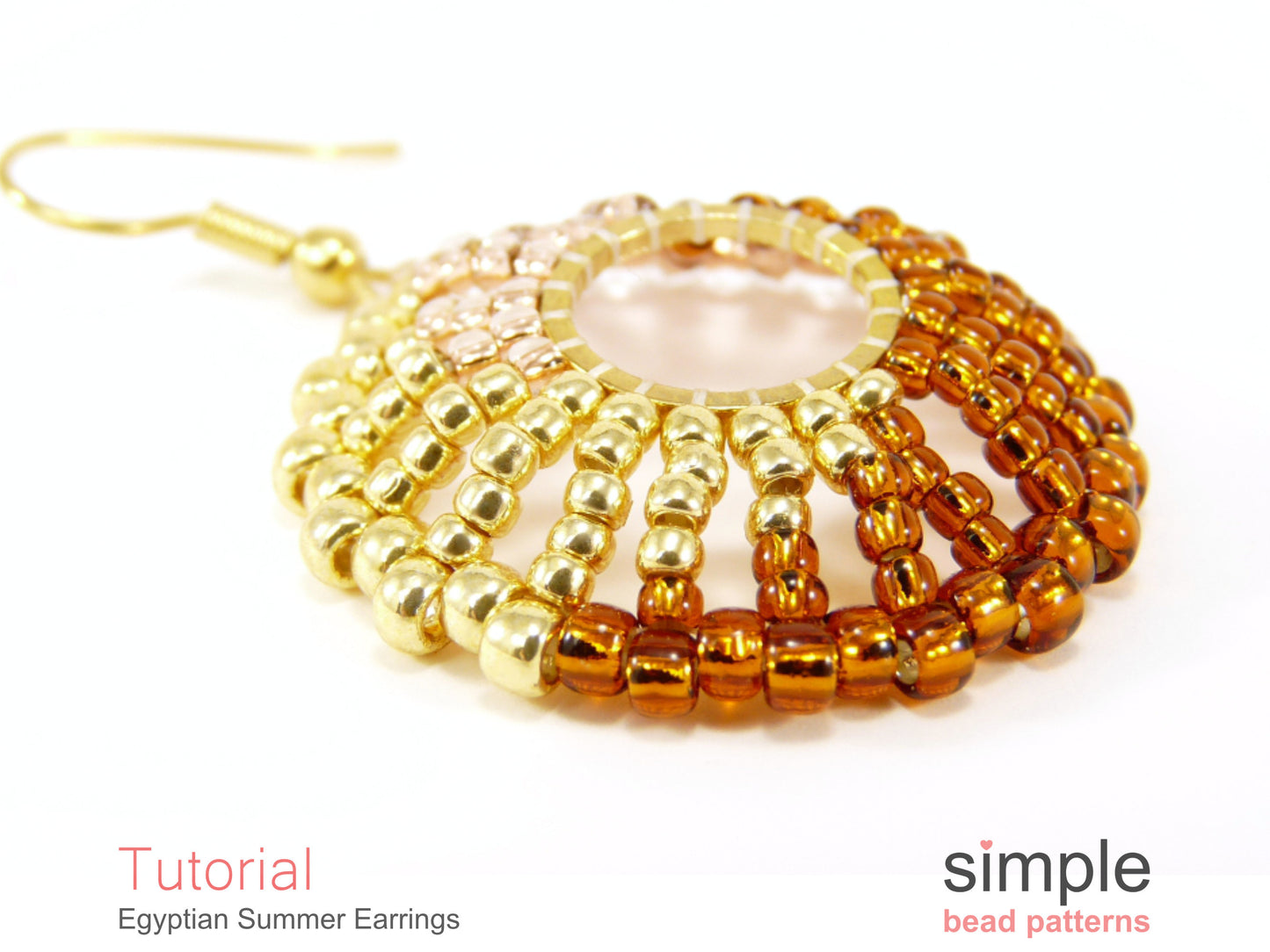 Egyptian Summer Earrings Beading Pattern