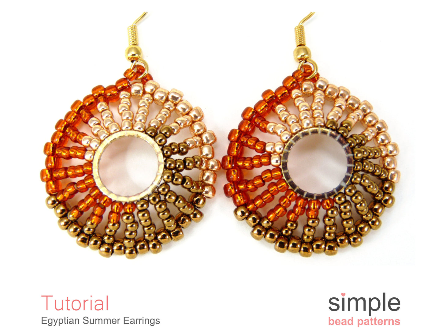 Egyptian Summer Earrings Beading Pattern