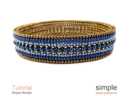 Elegant Bangle Bracelet Beading Pattern