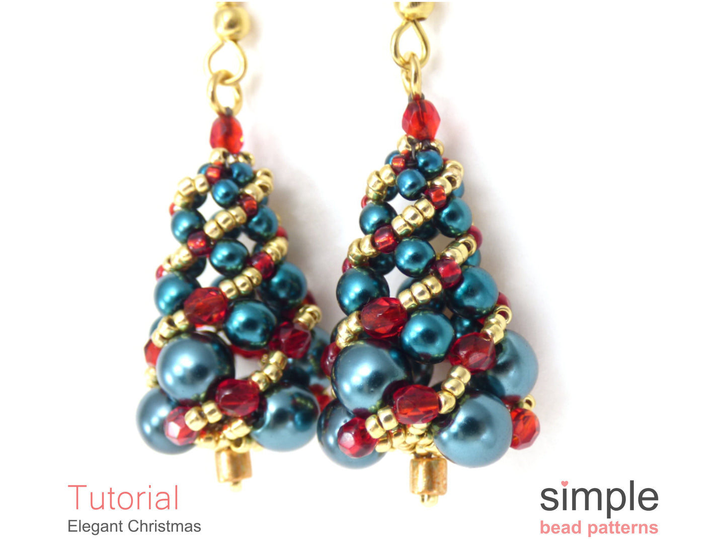 Elegant Christmas Earrings & Necklace Tutorial