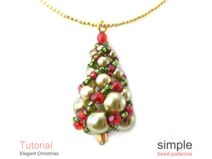 Elegant Christmas Earrings & Necklace Tutorial