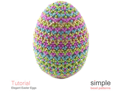Elegant Easter Egg Beading Pattern