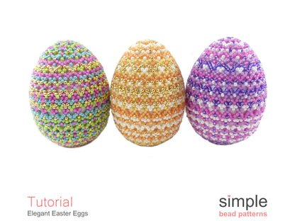 Elegant Easter Egg Beading Pattern