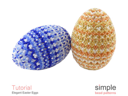 Elegant Easter Egg Beading Pattern