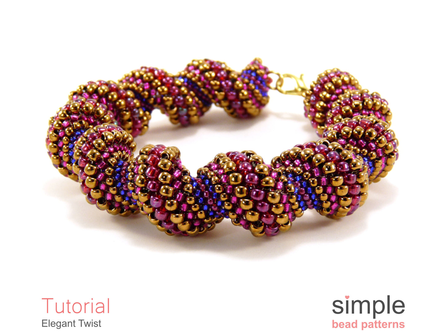 Elegant Twist Bracelet & Necklace Beading Pattern