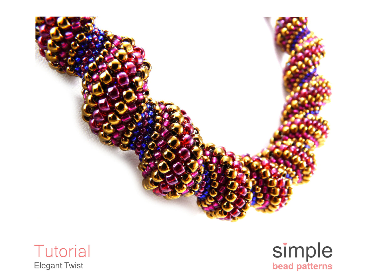 Elegant Twist Bracelet & Necklace Beading Pattern
