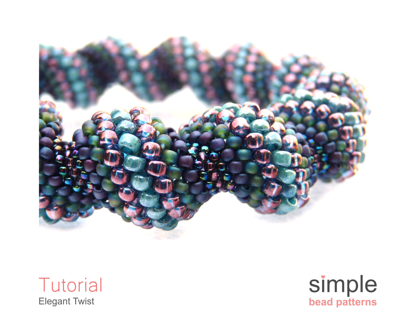 Elegant Twist Bracelet & Necklace Beading Pattern