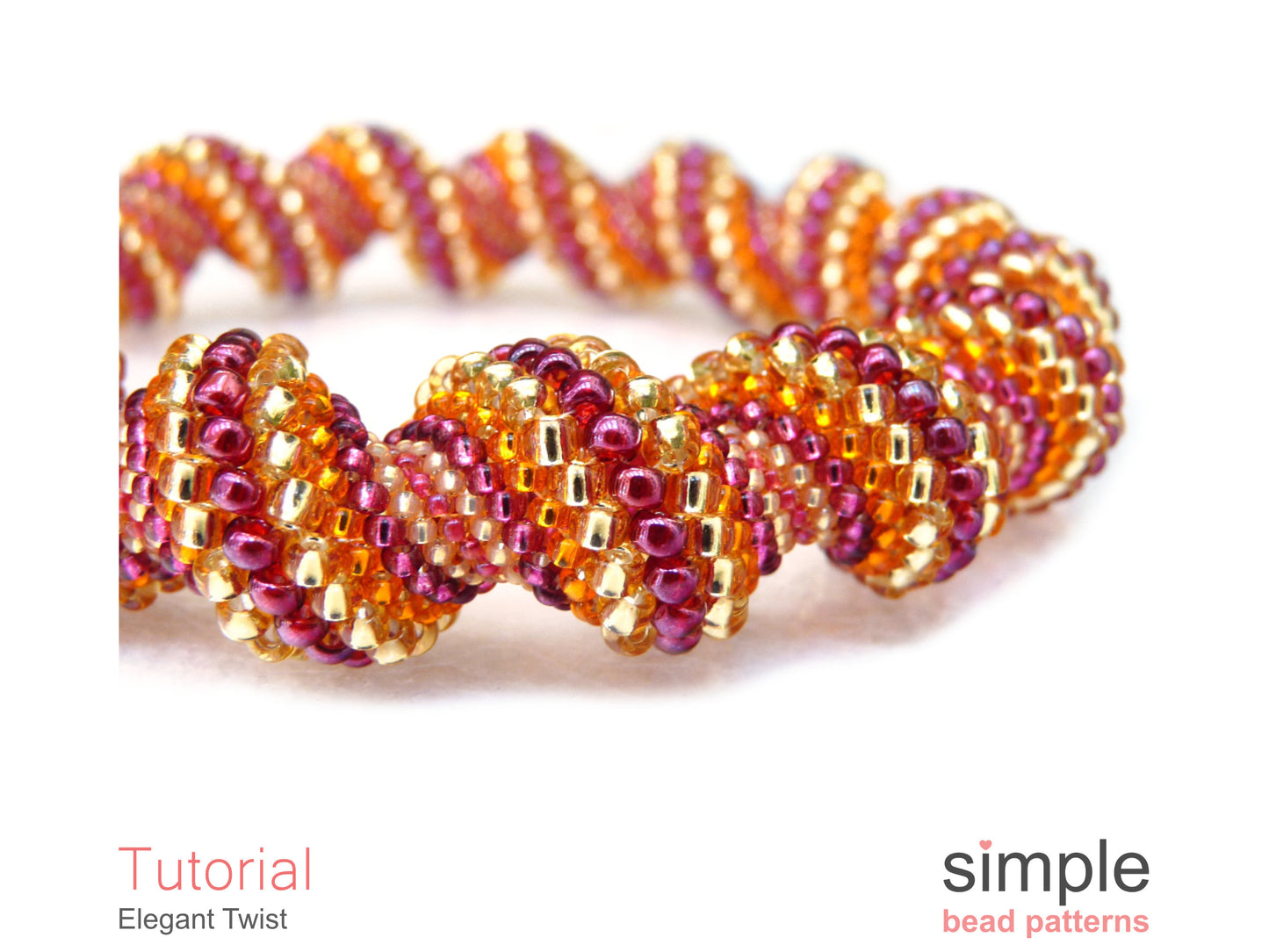 Elegant Twist Bracelet & Necklace Beading Pattern