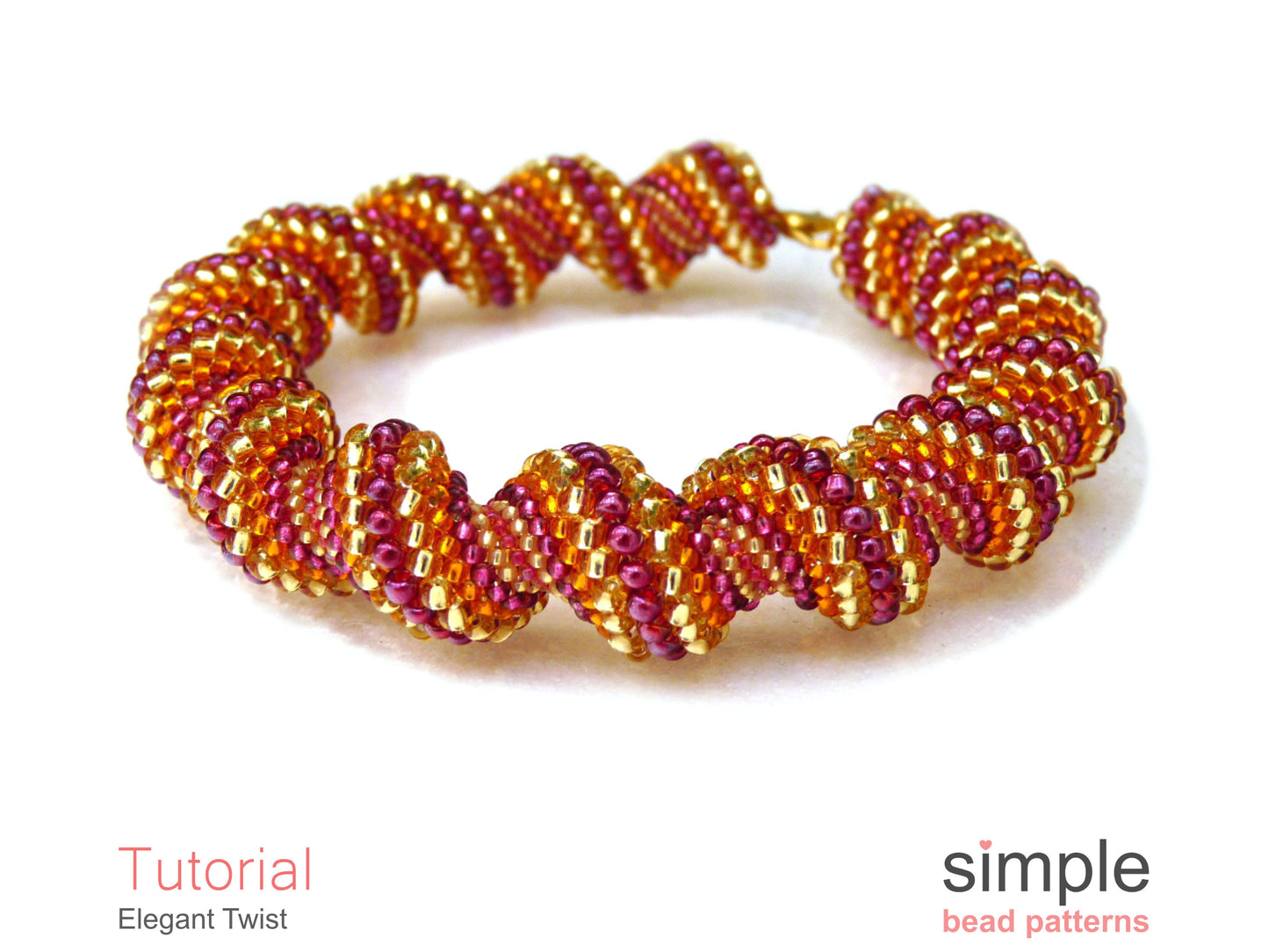 Elegant Twist Bracelet & Necklace Beading Pattern