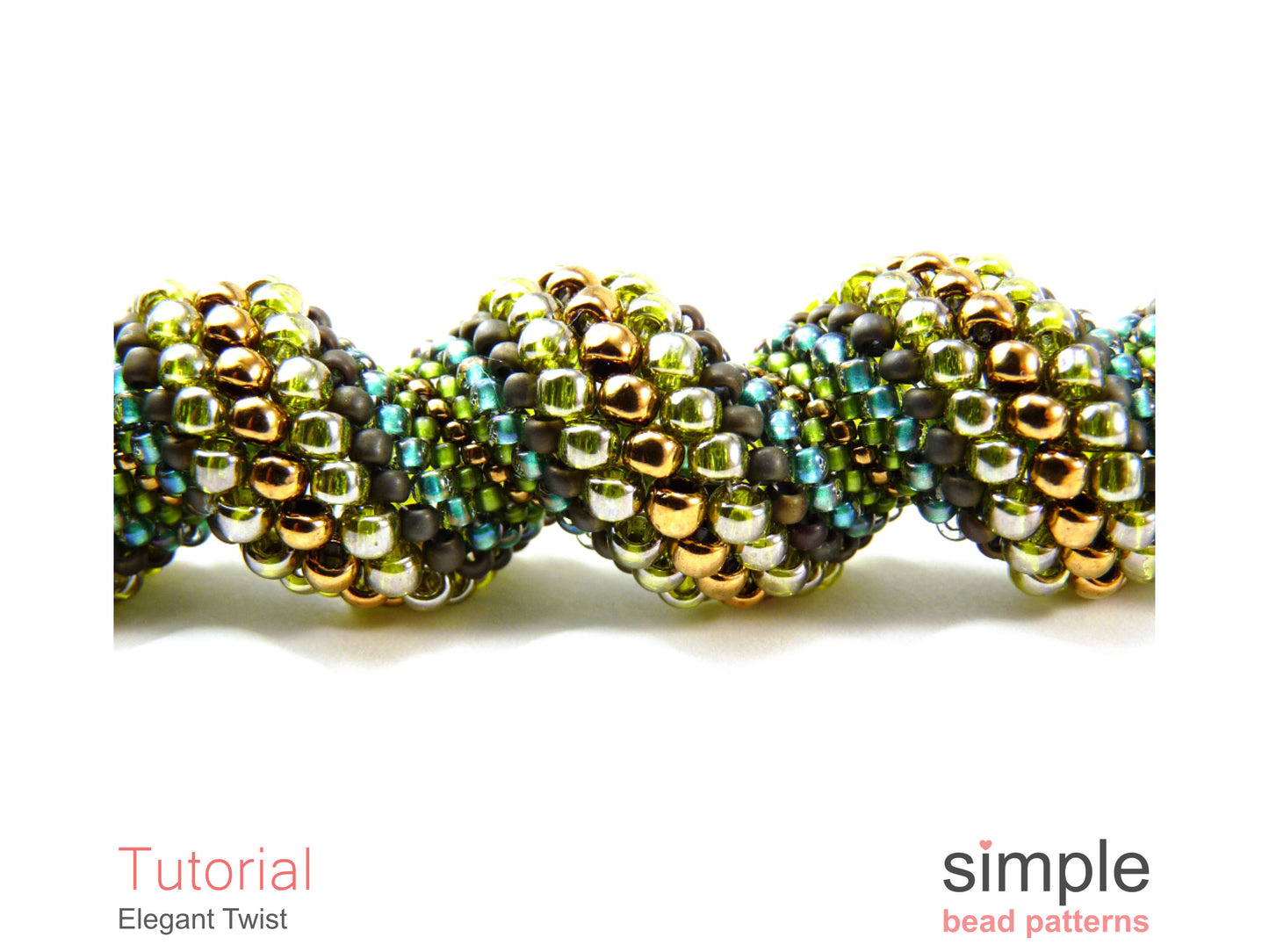 Elegant Twist Bracelet & Necklace Beading Pattern