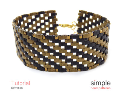 Elevation Half Tila Bracelet Pattern