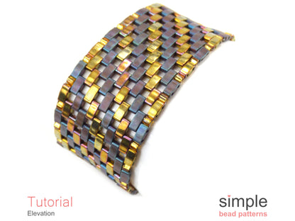 Elevation Half Tila Bracelet Pattern
