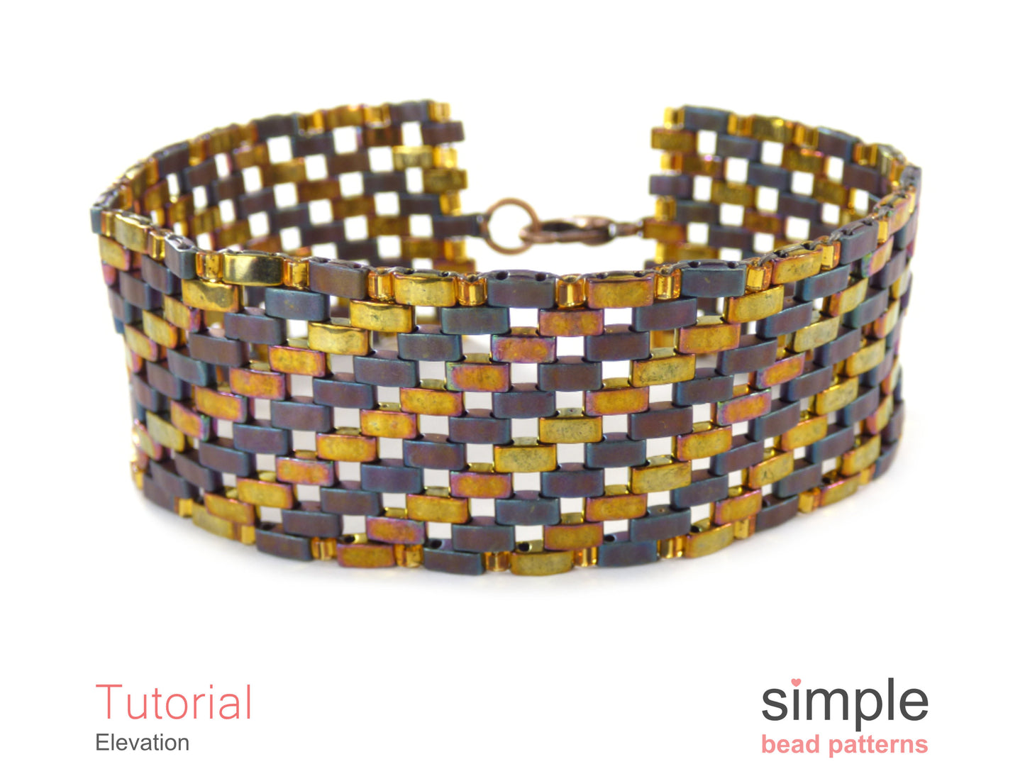 Elevation Half Tila Bracelet Pattern