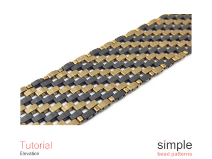 Elevation Half Tila Bracelet Pattern