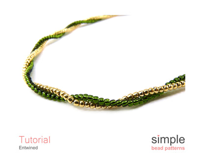 Entwined Bracelet & Necklace Beading Pattern