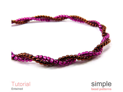 Entwined Bracelet & Necklace Beading Pattern