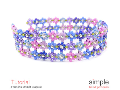 Farmer's Market Bracelet Beading Pattern