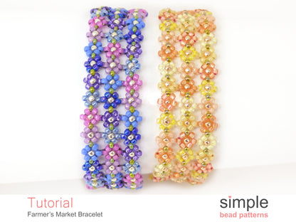 Farmer's Market Bracelet Beading Pattern