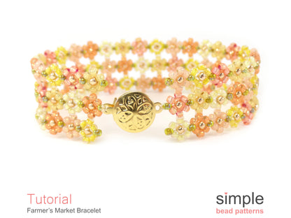 Farmer's Market Bracelet Beading Pattern