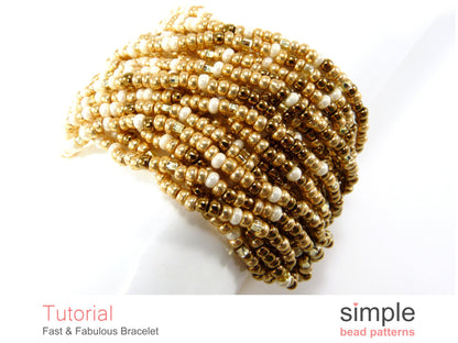 Fast and Fabulous Bracelet Beading Pattern