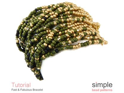 Fast and Fabulous Bracelet Beading Pattern