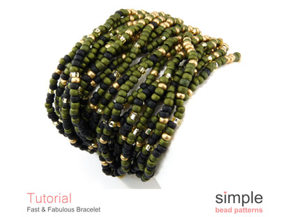 Fast and Fabulous Bracelet Beading Pattern