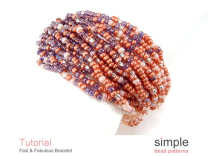 Fast and Fabulous Bracelet Beading Pattern