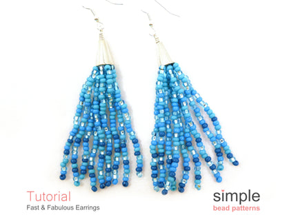 Fast and Fabulous Earrings Beading Pattern