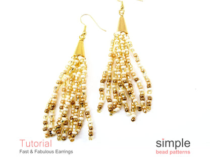 Fast and Fabulous Earrings Beading Pattern