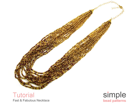 Fast and Fabulous Necklace Beading Pattern