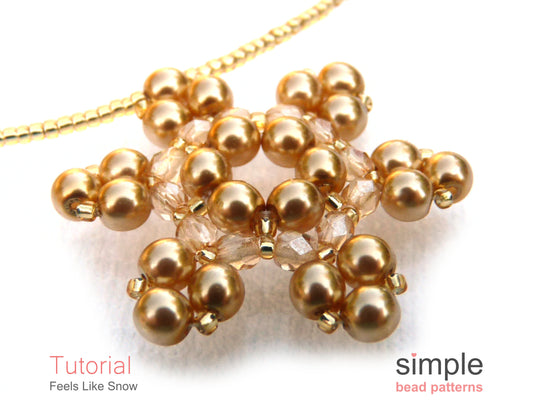 Feels Like Snow Necklace Beading Pattern