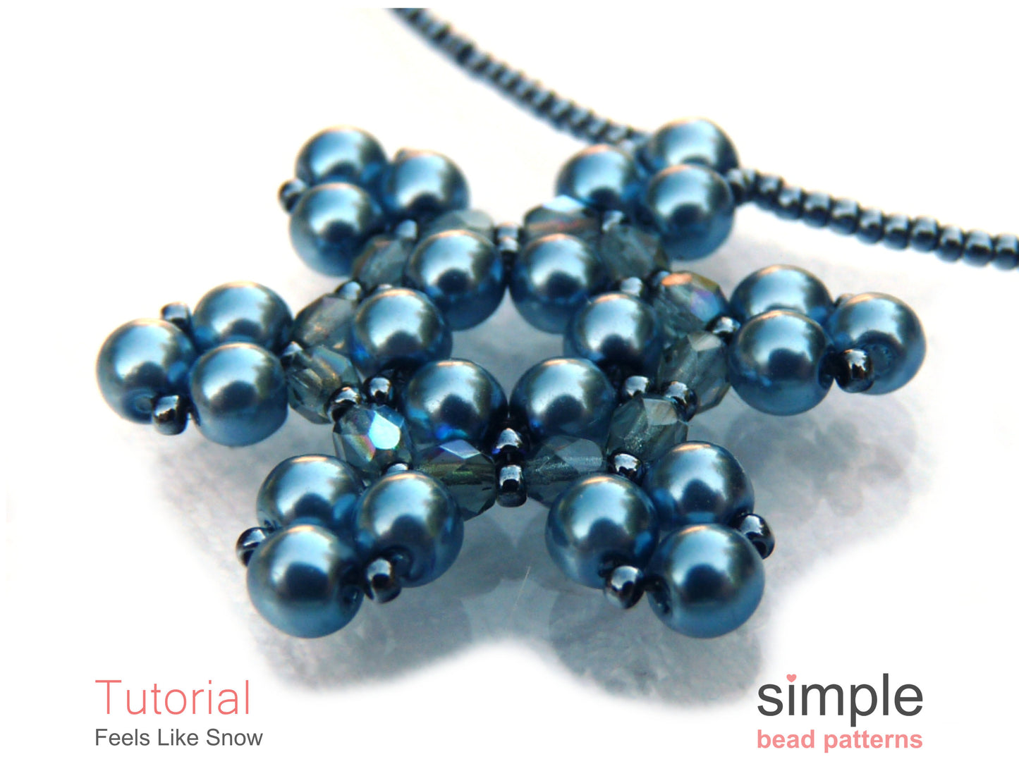 Feels Like Snow Necklace Beading Pattern