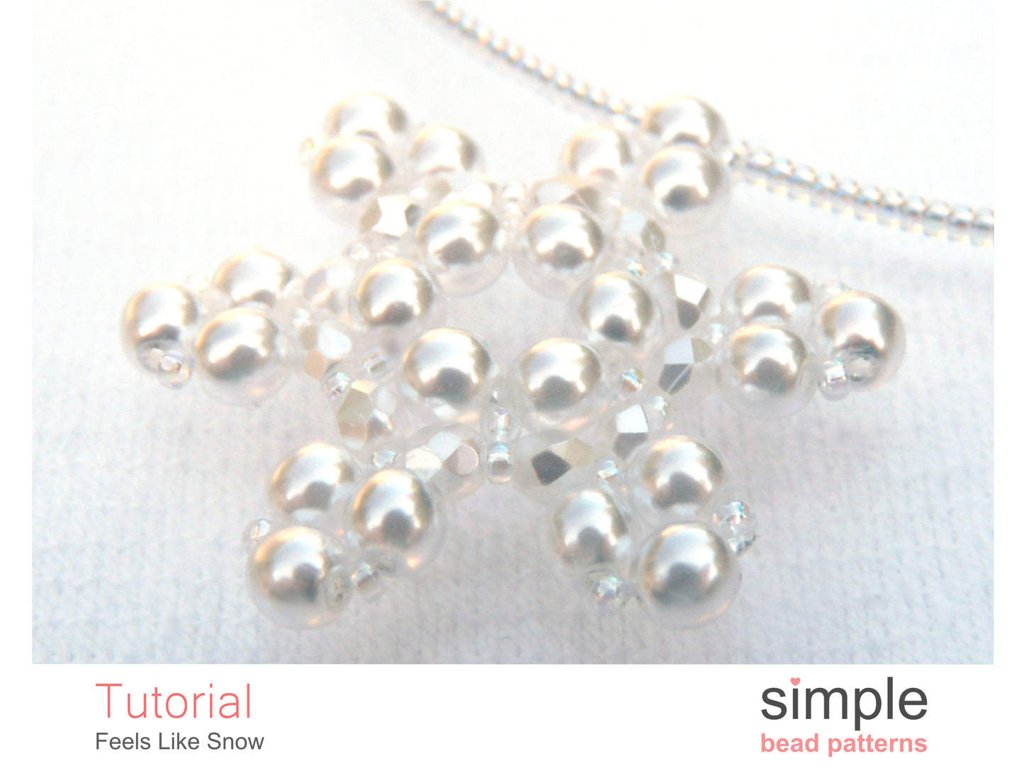 Feels Like Snow Necklace Beading Pattern