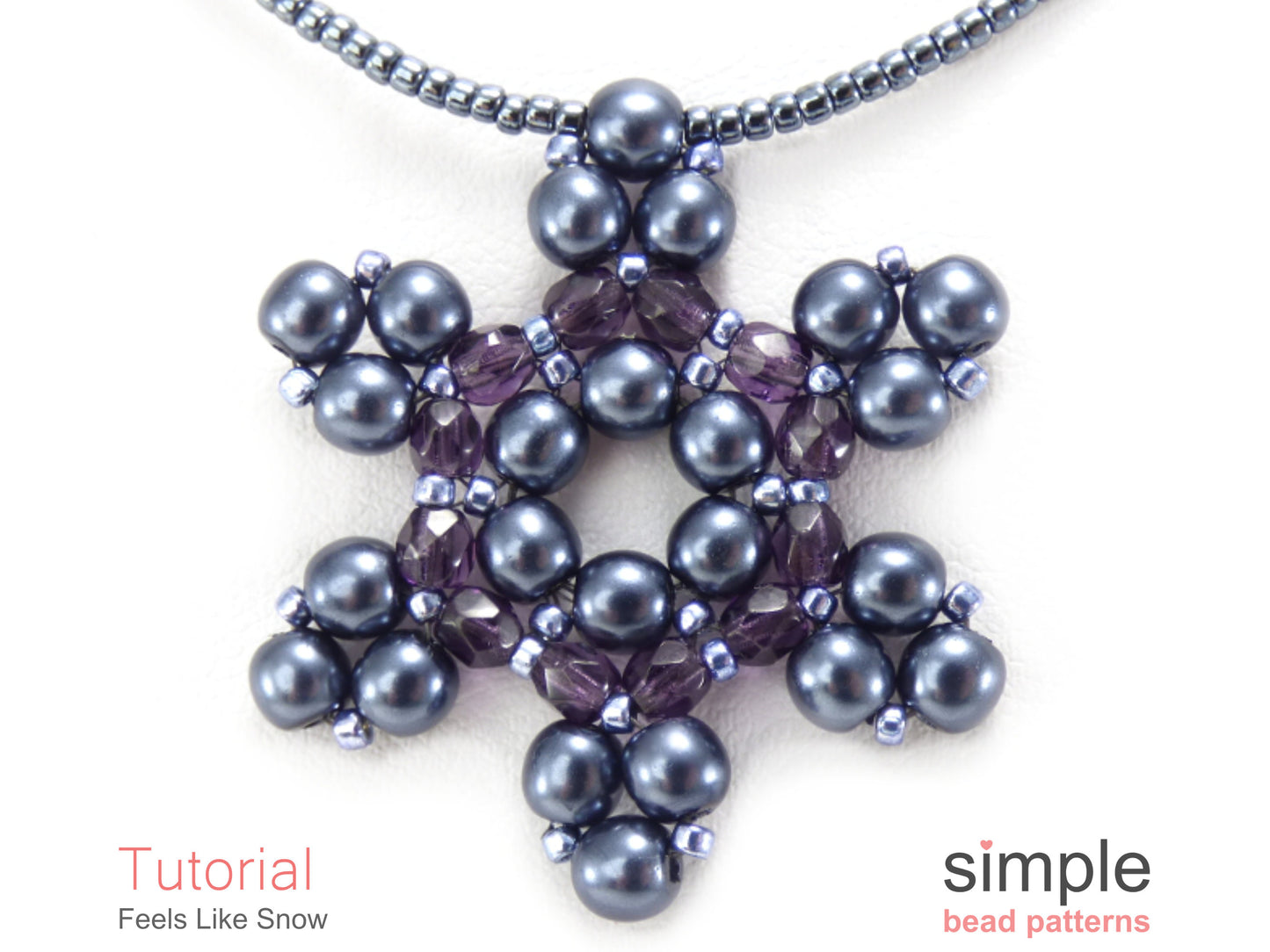 Feels Like Snow Necklace Beading Pattern