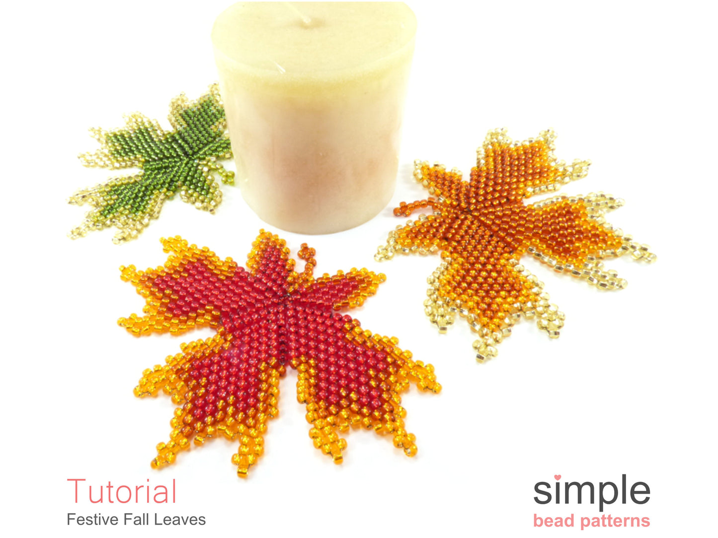 Festive Fall Leaves Coaster Pattern