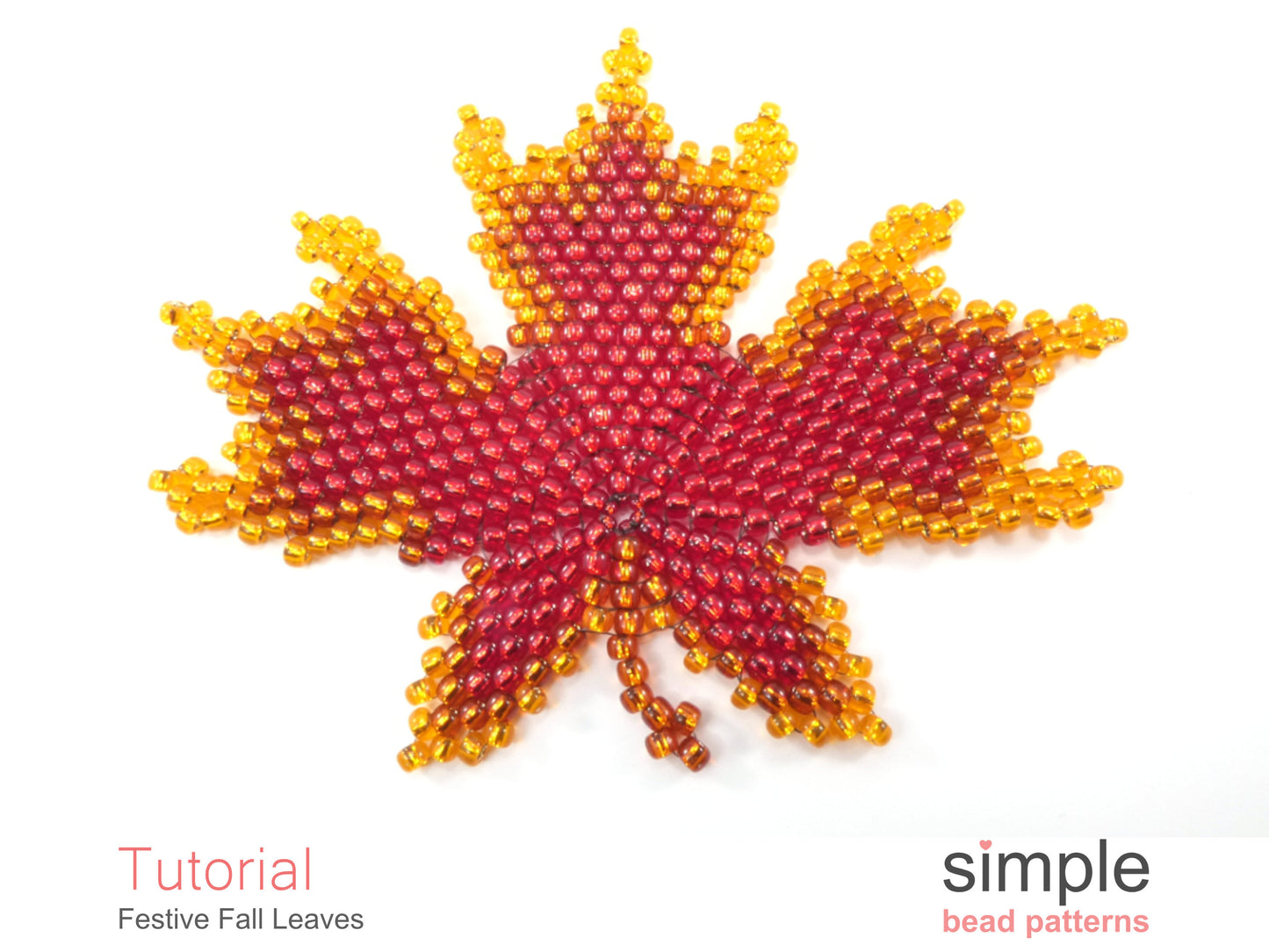 Festive Fall Leaves Coaster Pattern