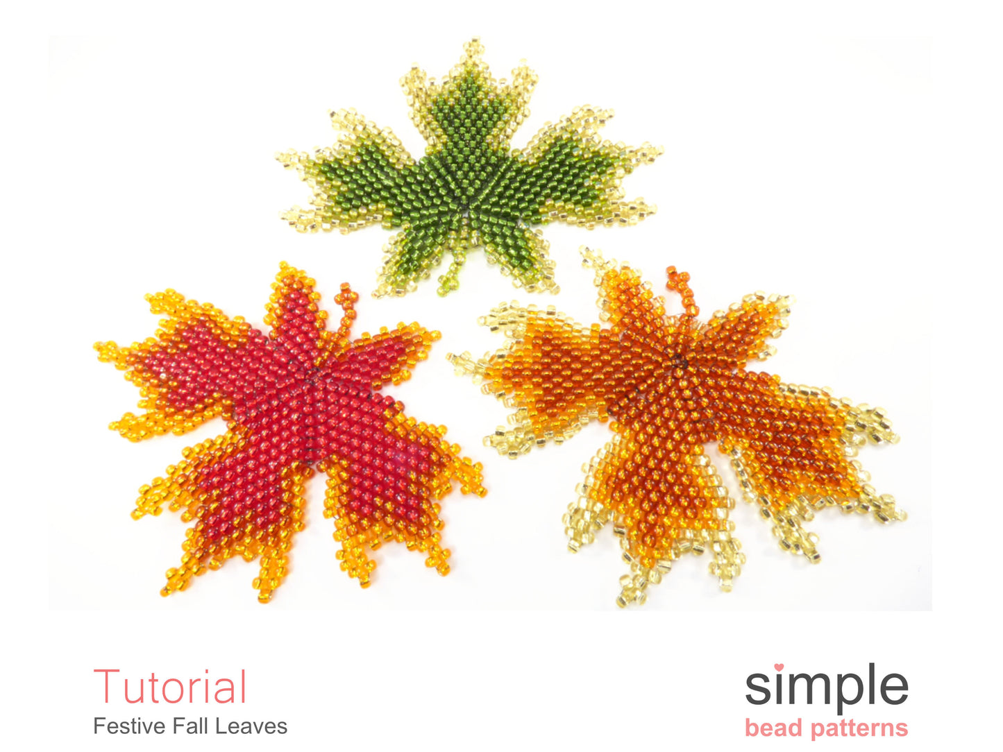 Festive Fall Leaves Coaster Pattern