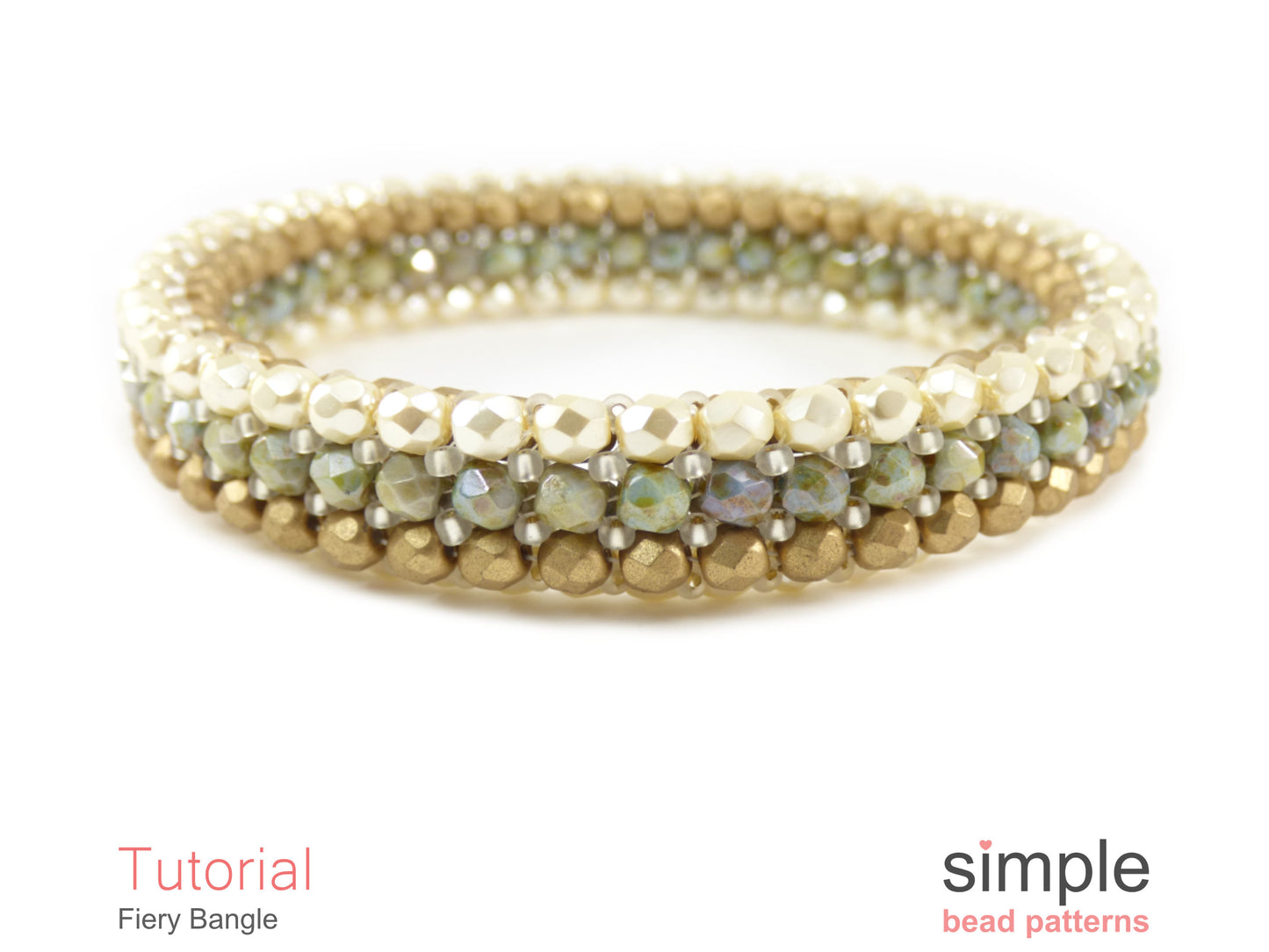 Fiery Bangle Bracelet Beading Pattern