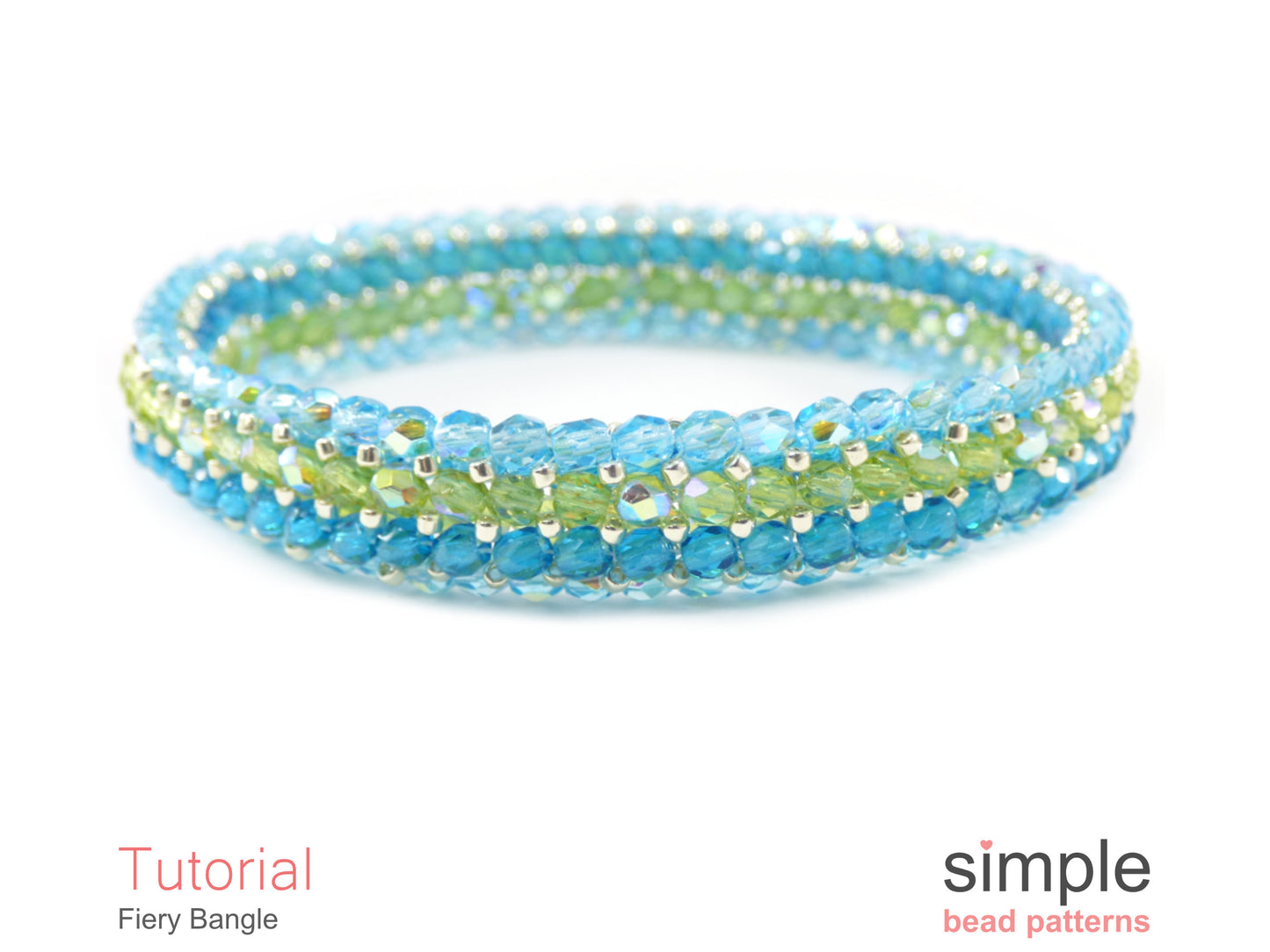 Fiery Bangle Bracelet Beading Pattern