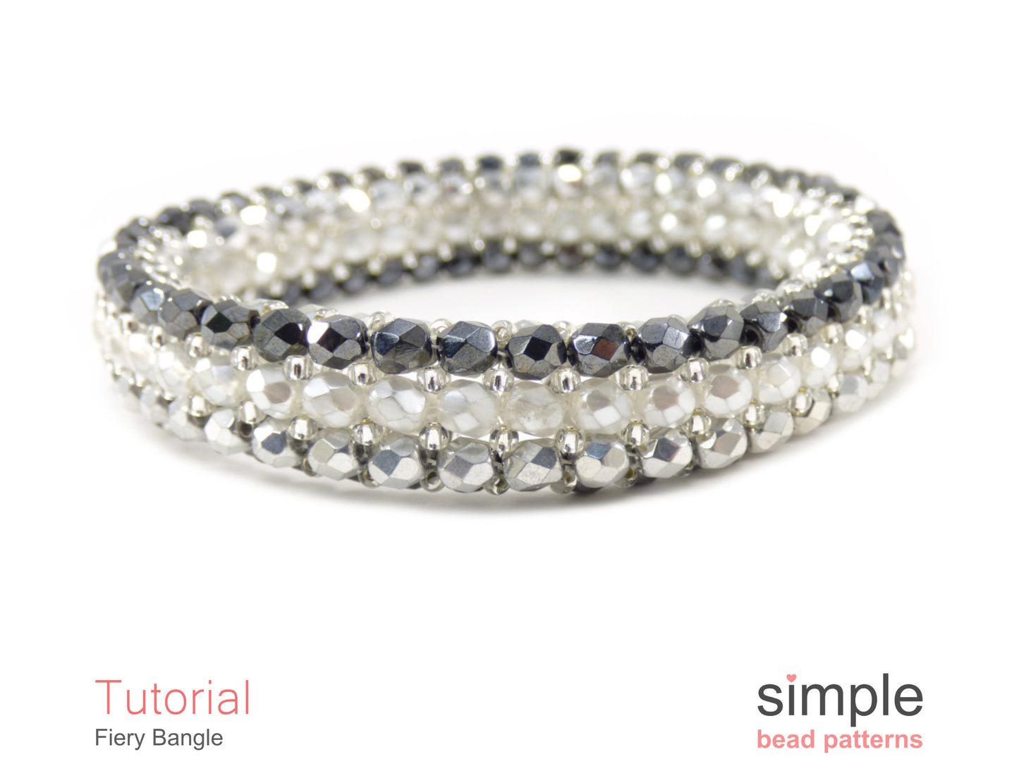 Fiery Bangle Bracelet Beading Pattern