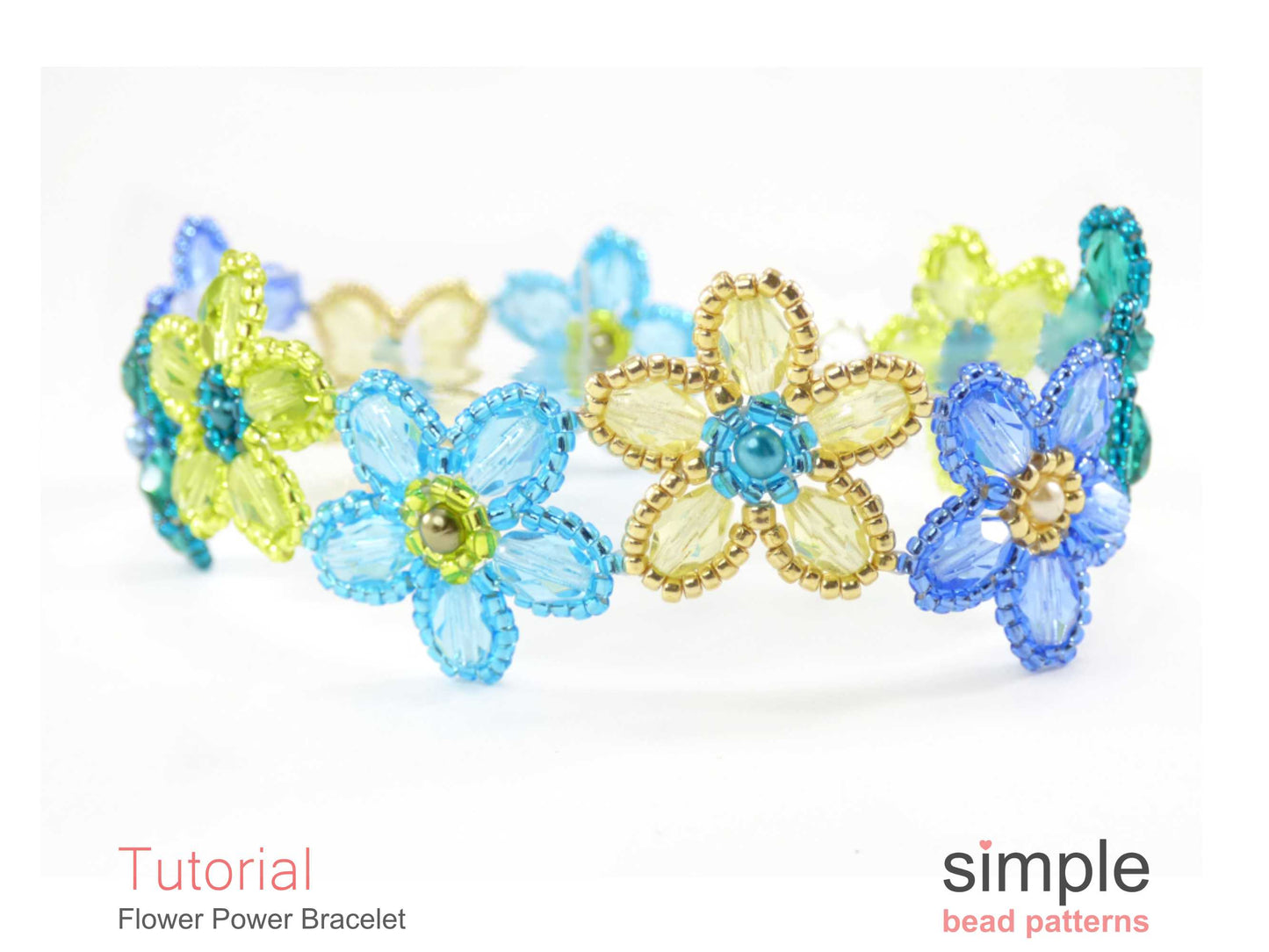 Flower Power Bracelet Beading Pattern