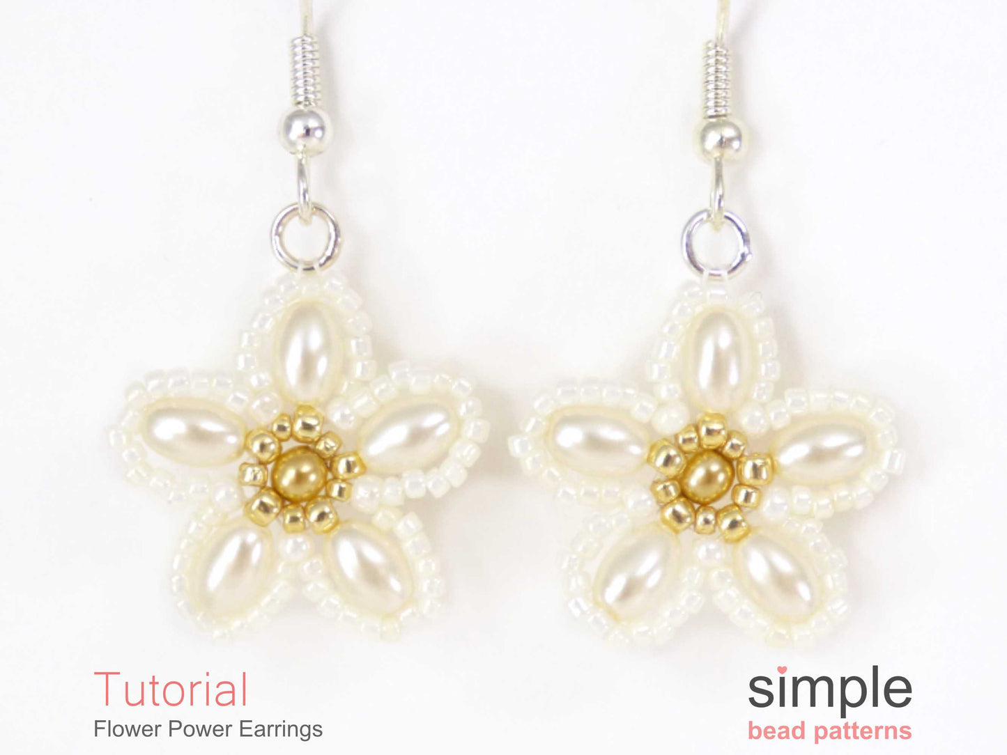 Flower Power Earrings Beading Pattern