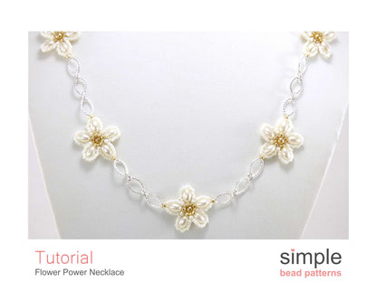 Flower Power Necklace Beading Pattern