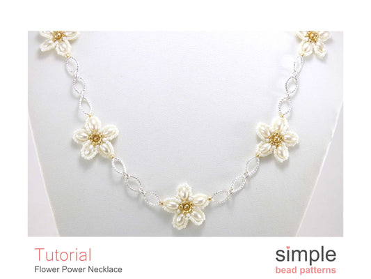 Flower Power Necklace Beading Pattern