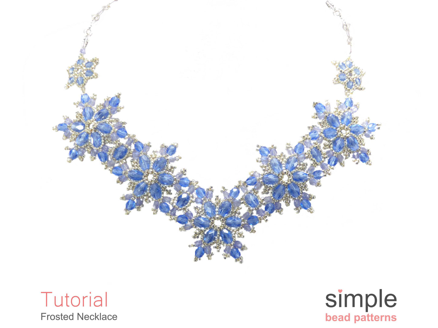 Frosted Snowflake Necklace Beading Pattern
