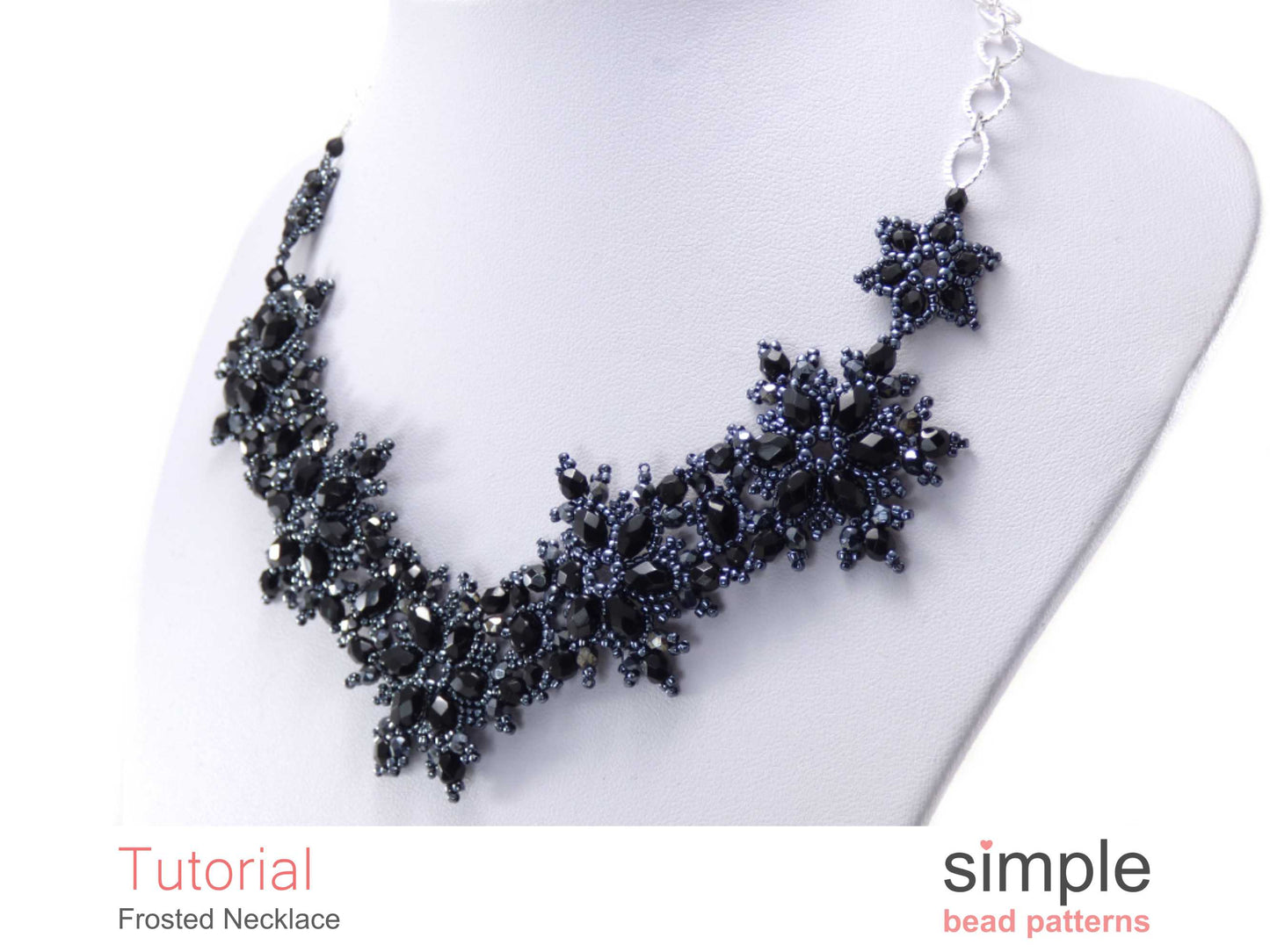 Frosted Snowflake Necklace Beading Pattern