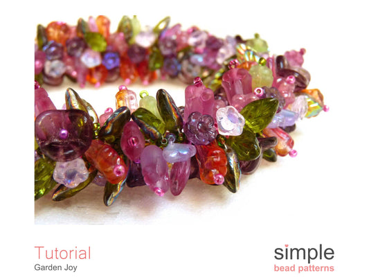 Garden Joy Bracelet Beading Pattern