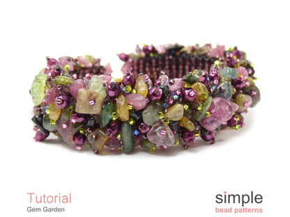 Gem Garden Bracelet Beading Pattern